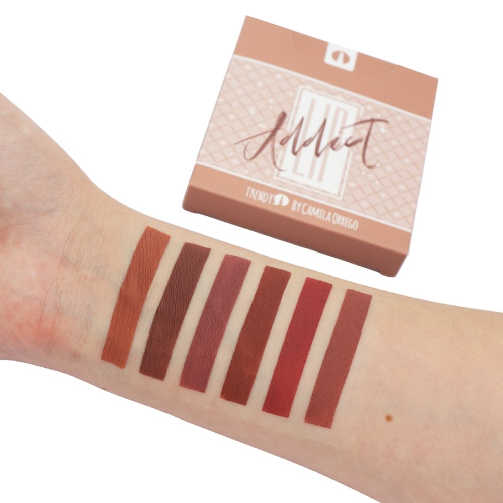 Kit Labiales Lip Addict Nudes X6 Trendy - Imagen 2