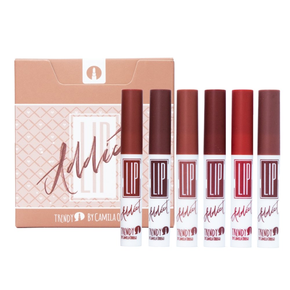 Kit Labiales Lip Addict Nudes X6 Trendy