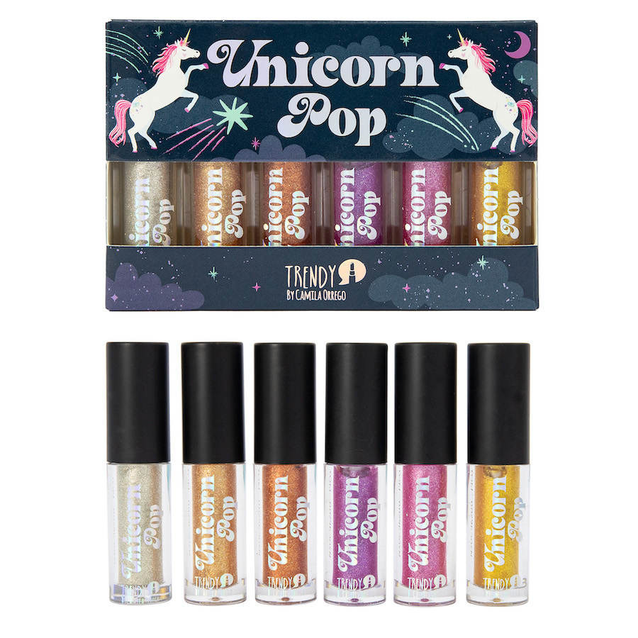 Kit Delineador Glitter X 6 Unicorn Pop Trendy
