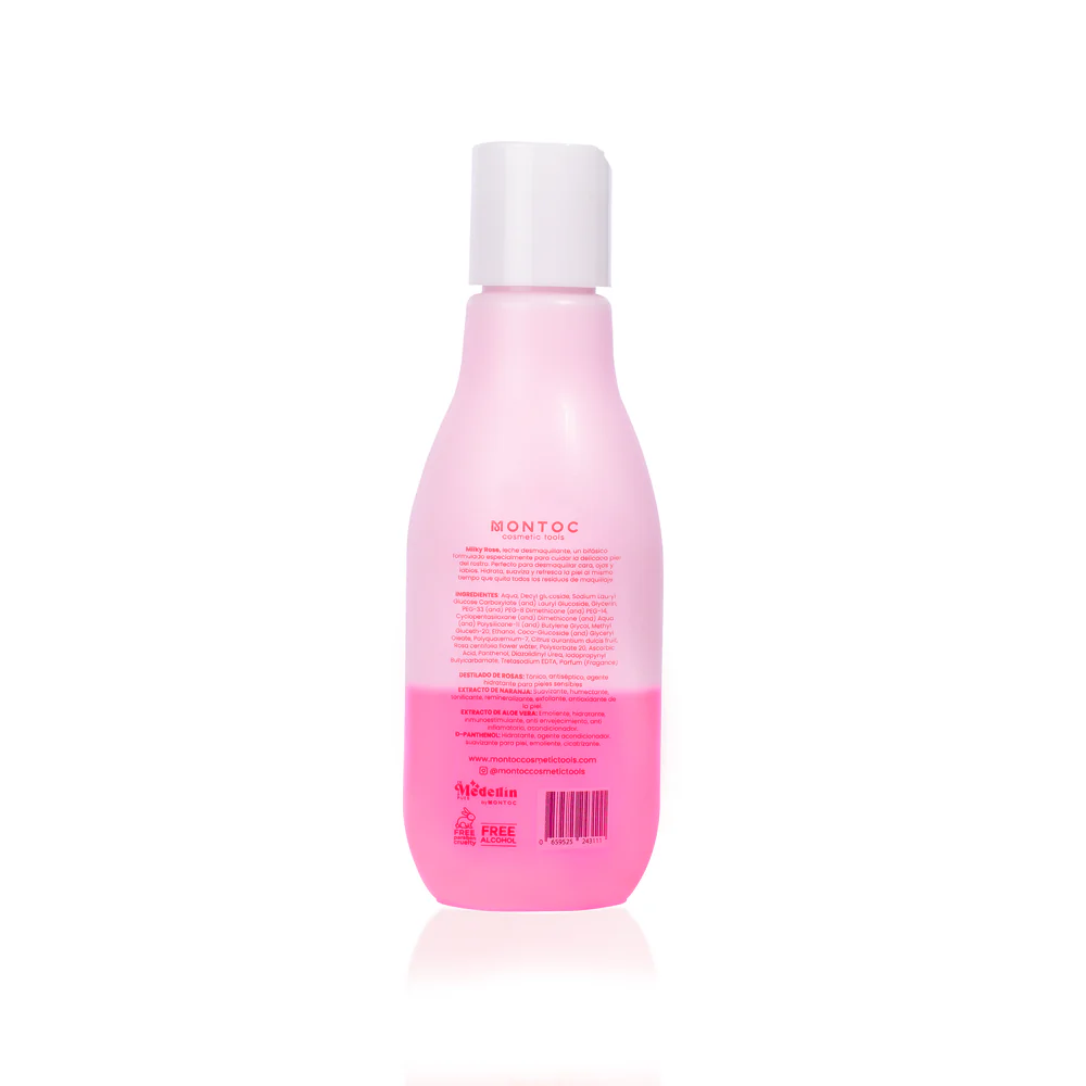 Desmaquillante Bifásico Milky Rose Montoc - Imagen 3