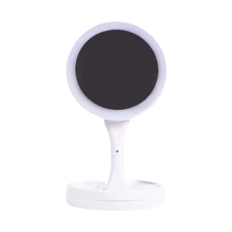 Espejo Base Con Luz Led Redondo Miis Cosmetics