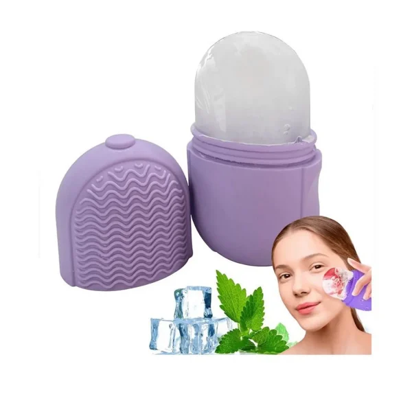 Molde De Silicona Hielo Masajeador Facial