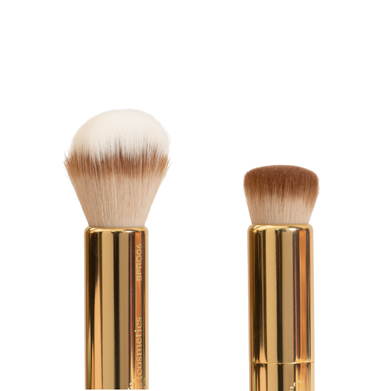 Brocha Doble Para Rostro Pro Miis Cosmetics - Imagen 2