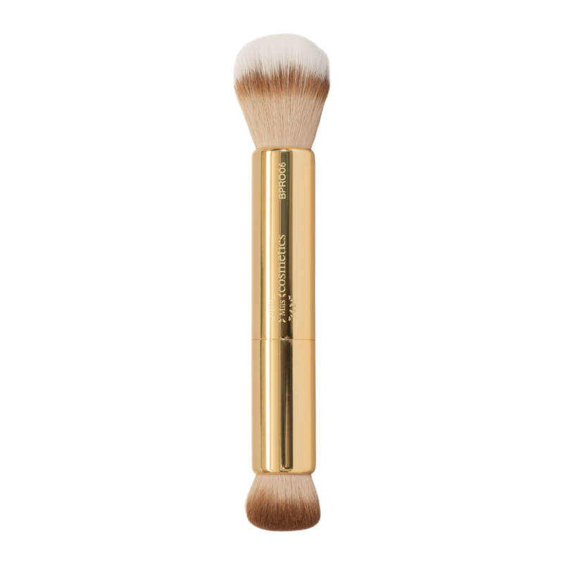 Brocha Doble Para Rostro Pro Miis Cosmetics