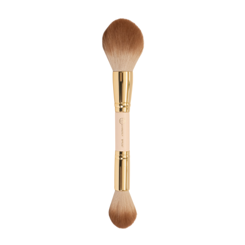 Brocha Doble Para Polvo y Rubor Pro Miis Cosmetics